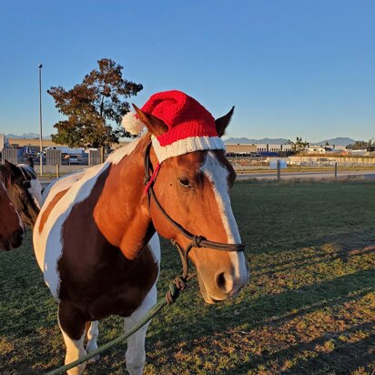 Horse Santa Hat