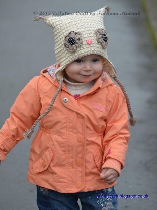 Hooty Owl Earflap Hat