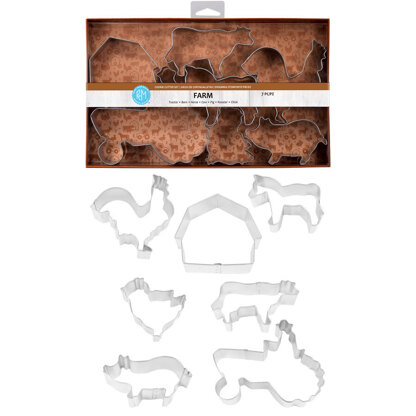 R&M Farm Cookie Cutters Set of 7
