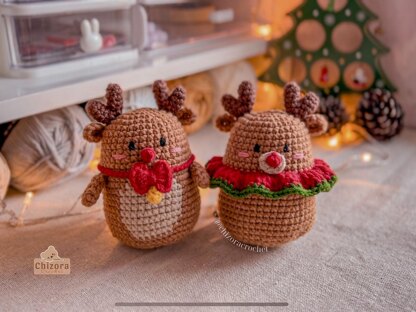 Amigurumi Christmas Reindeer