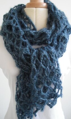 Trio crochet scarf