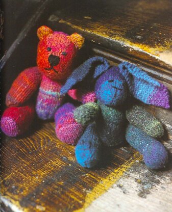 Bear Toy in Noro Kureyon