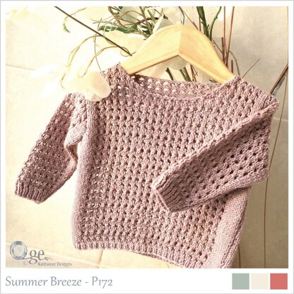 Summer Breeze - P172 Knitting pattern by OGE Knitwear Designs | LoveCrafts
