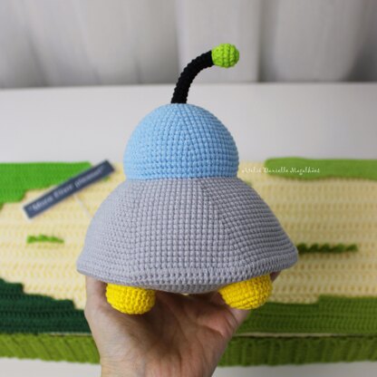 PuPu & UFO Amigurumi Pattern – Crochet PDF Tutorial