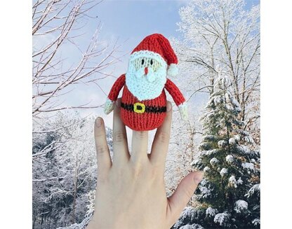 Father Christmas Santa Claus Finger Puppet