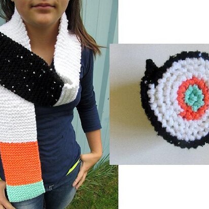 Sushi California Roll Scarf