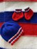 Bold Stripes Baby Blanket , Hat & Bootees Set