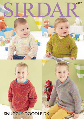 Sweaters in Sirdar Snuggly Doodle DK - 4927 - Downloadable PDF
