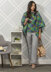 Loch Ness Crochet Poncho in Premier Yarns Everyday Plaid - Downloadable PDF