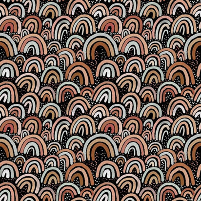 Poppy Fabrics - Digital Rainbows 1 Jersey