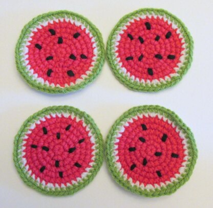 Watermelon Coasters