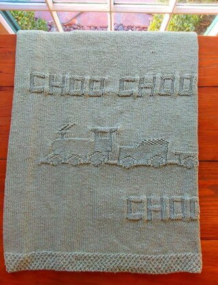 Choo Choo Train  baby blanket