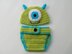Baby Monster Hat and Diaper Cover