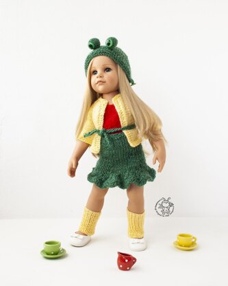 Outfit Frogling for doll 18in