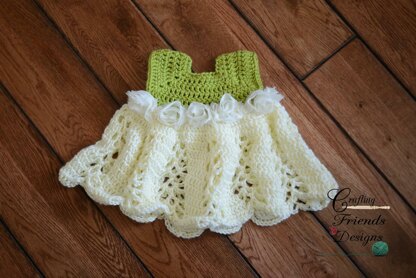 Ribbon & Lace Infant Dress