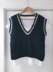 Super chunky deep V-neck tank
