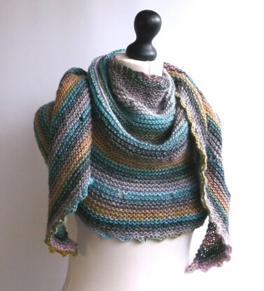 Simple Garter Shawl