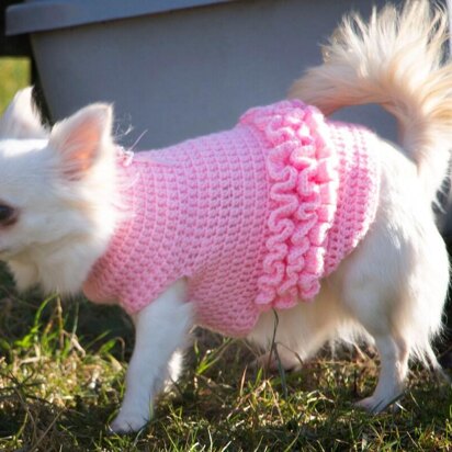3 Sizes Crochet Dog Tutu