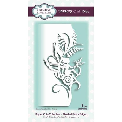Creative Expressions Paper Cuts Bluebell Fairy Edger Craft Die