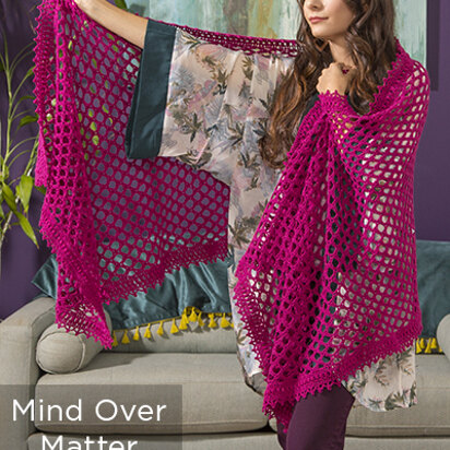 Mind Over Matter Stole in Universal Yarn Finn - Downloadable PDF