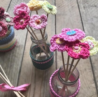 Posy Jars and Flowers