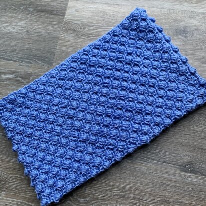 Berry Blue Puff Cowl