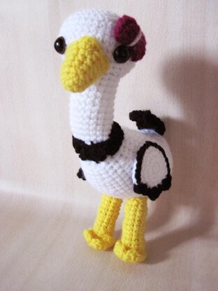 Amigurumi Aniellie the Stork