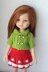 12-inch Dolls Cardigan and Skirt