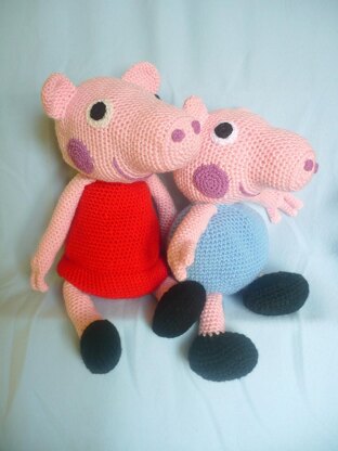 Crochet Peppa Pig's brother George