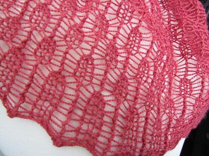 Copenhagen Reversible Mesh Lace Wrap and Scarf