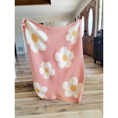 The Strawberry Flowers Throw