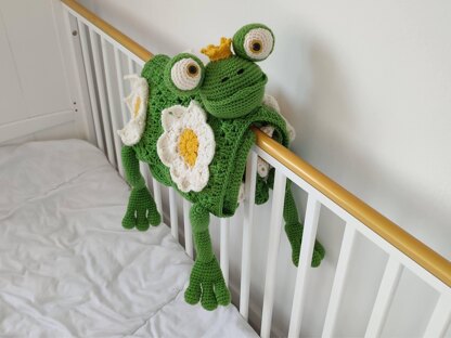 3in1 Jungle Frog Baby Blanket