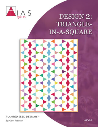 Riley Blake Triangle-In-A-Square Quilt 2 - Downloadable PDF