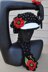 Polka Dots Crocheted Cap & Poppy Pin