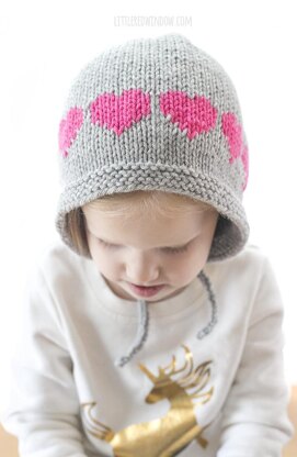 Valentine Heart Bonnet