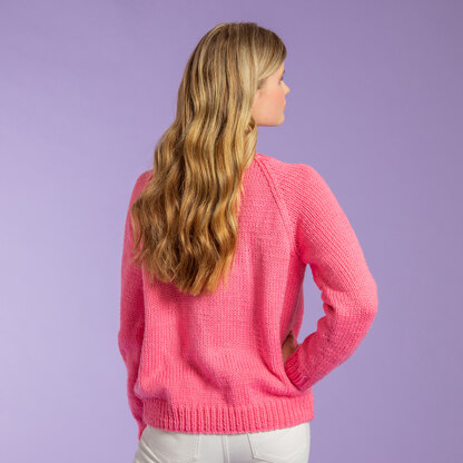 Be You Sweater - Free Jumper Knitting Pattern for Women in Paintbox Yarns Simply Chunky
