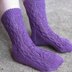 Salisbury Cabled Socks
