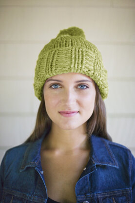 Fresh Greens Hat in Lion Brand Hometown USA - L0197AD