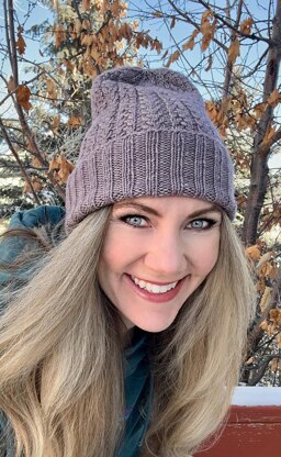 Lavender Land Beanie and Cowl