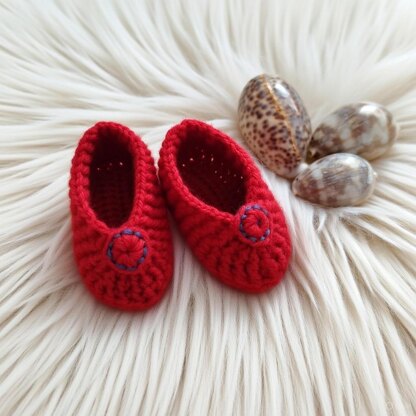 Baby Shoes Crochet Pattern PDF – Newborn Booties 0–3 Months + Video Tutorial