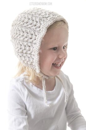 Flutter Lace Bonnet