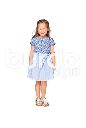 Burda Style Child shirt and Elastic Skirt B9364 - Paper Pattern, Size 2-7