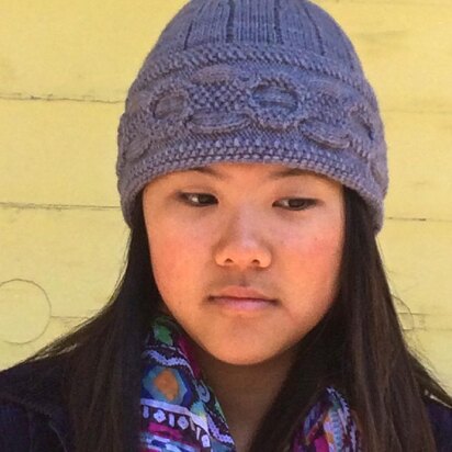 Interlaken Brimmed Cloche - knitting pattern