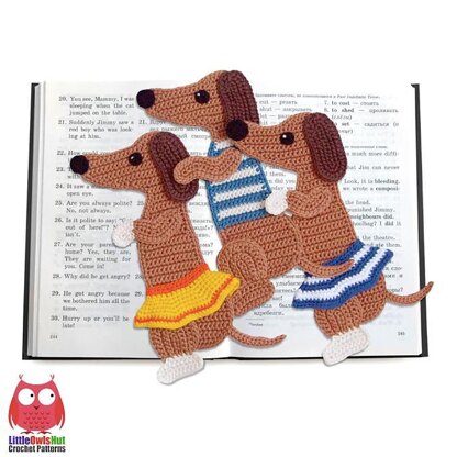 167 Circus dog decor or bookmark