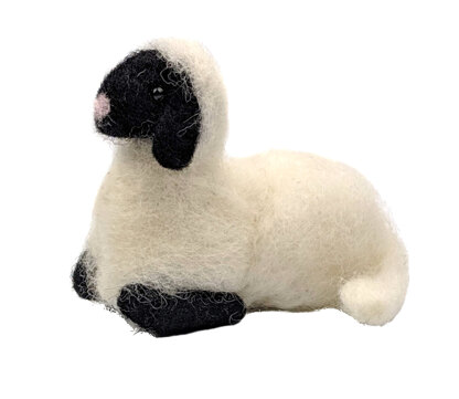 The Crafty Kit Company Spring Lamb Needle Felting Kit - 140 x 240 x 65mm