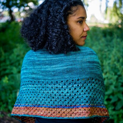 Young Peacock Shawl