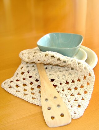 Granny Dishcloth in Bernat Handicrafter Cotton Solids