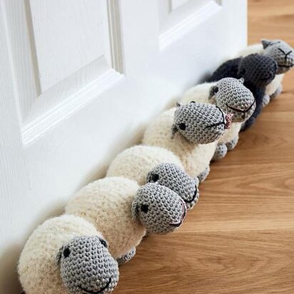 Row of sheep