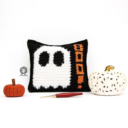 Mad About Boo Halloween Pillow