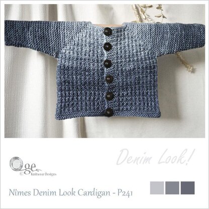 Nîmes Denim Look Cardigan - P241